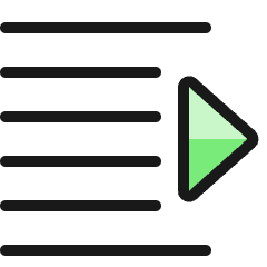 Indent Increase Icon from Ultimate Colors Set