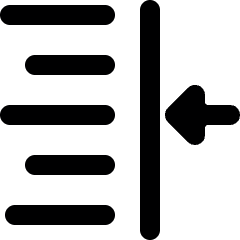Indent Right Icon from Ultimate Bold Set