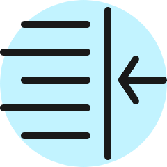 Indent Right Icon from Ultimate Colors Set