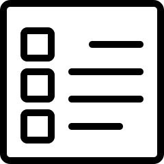 Paragraph Bullets Icon from Ultimate Light Set