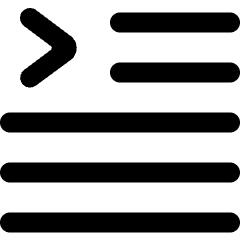 Paragraph Indent Icon from Ultimate Bold Set