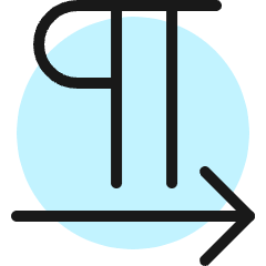 Paragraph Left To Right Icon from Ultimate Colors Set