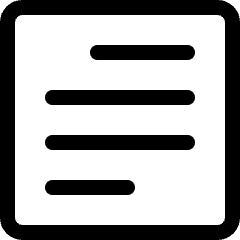 Paragraph Normal Icon from Ultimate Regular Set