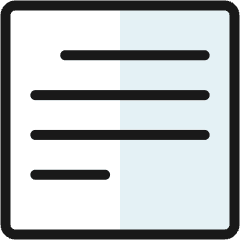 Paragraph Normal Icon from Ultimate Colors Set