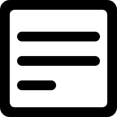 Paragraph Normal Icon from Ultimate Bold Set