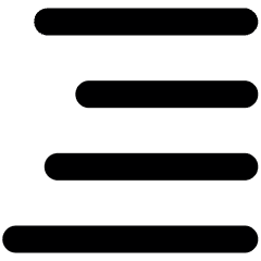 Paragraph Right Align Icon from Ultimate Bold Set