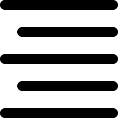 Paragraph Right Align Alternate Icon from Ultimate Bold Set
