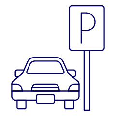 Car Parking Illustration from UX Line Set