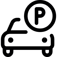 Parking P 1 Icon from Ultimate Regular Set