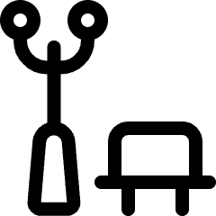 Park Bench Light Icon from Ultimate Regular Set