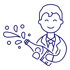 Champagne Open 3 Illustration from UX Line Set
