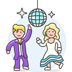 Disco Dance 7 Illustration from UX Colors Set