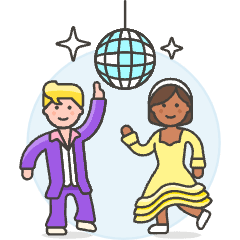 Disco Dance 8 Illustration from UX Colors Set