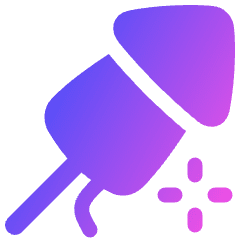 Fireworks Rocket Icon from Plump Gradient Set