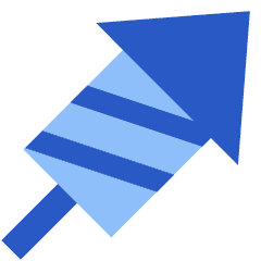 Fireworks Rocket Icon from Sharp Flat Set