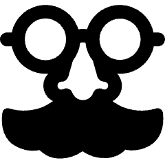 Funny Mask Icon from Ultimate Bold Set