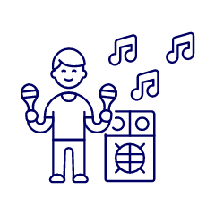 Maraca Music 1 Illustration from UX Line Set