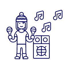 Maraca Music 4 Illustration from UX Line Set