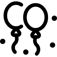 Party Balloons Icon from Ultimate Regular Set