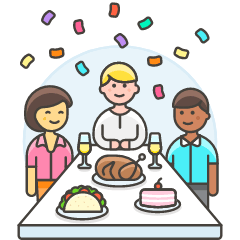 Party Celebration 1 Illustration from UX Colors Set