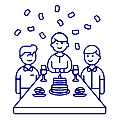 Party Celebration 13 Illustration from UX Line Set