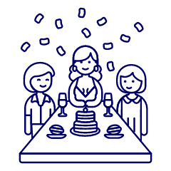 Party Celebration 16 Illustration from UX Line Set