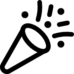 Party Confetti Icon from Ultimate Regular Set