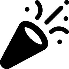 Party Confetti Icon from Ultimate Bold Set