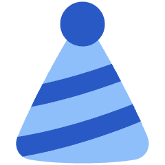 Party Hat Icon from Plump Flat Set