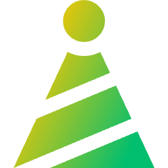 Party Hat Icon from Sharp Gradient Set