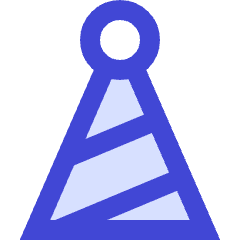 Party Hat Icon from Sharp Duo Set