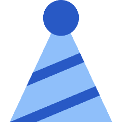 Party Hat Icon from Sharp Flat Set