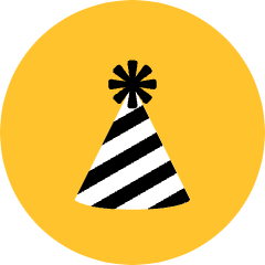 Party Hat Icon from Kameleon Pop Set