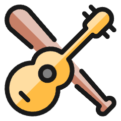 Party Music Icon from Ultimate Colors Set