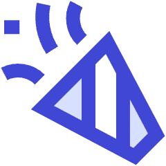 Party Popper Icon from Sharp Duo Set