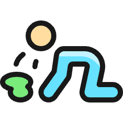 Party Throw Up Icon from Ultimate Colors Set