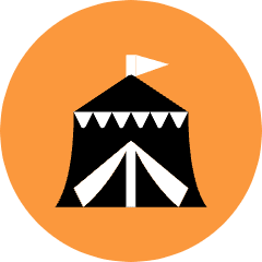 Tent Icon from Kameleon Pop Set