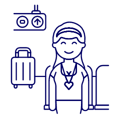 Air Passenger 1 Illustration from UX Line Set