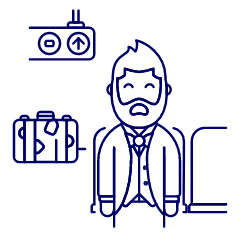 Air Passenger 4 Illustration from UX Line Set