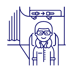 Passenger Seated 1 Illustration from UX Line Set