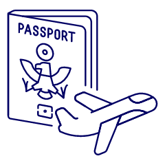 International Fligt 1 Illustration from UX Line Set