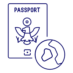 International Trip 1 Illustration from UX Line Set
