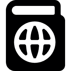 Passport Icon from Ultimate Bold Set