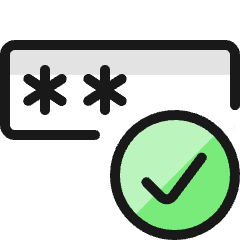 Password Approved 1 Icon from Ultimate Colors Set
