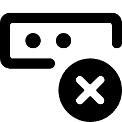 Password Denied Icon from Ultimate Bold Set