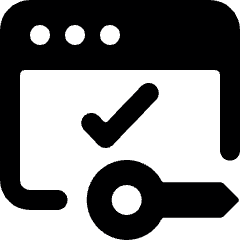 Password Key Icon from Ultimate Bold Set