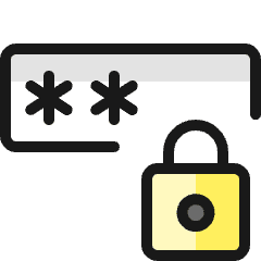 Password Lock 1 Icon from Ultimate Colors Set