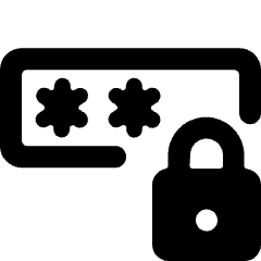 Password Lock 1 Icon from Ultimate Bold Set