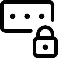 Password Lock 1 Icon from Ultimate Regular Set