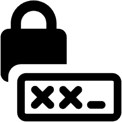 Password Lock Icon from Ultimate Bold Set